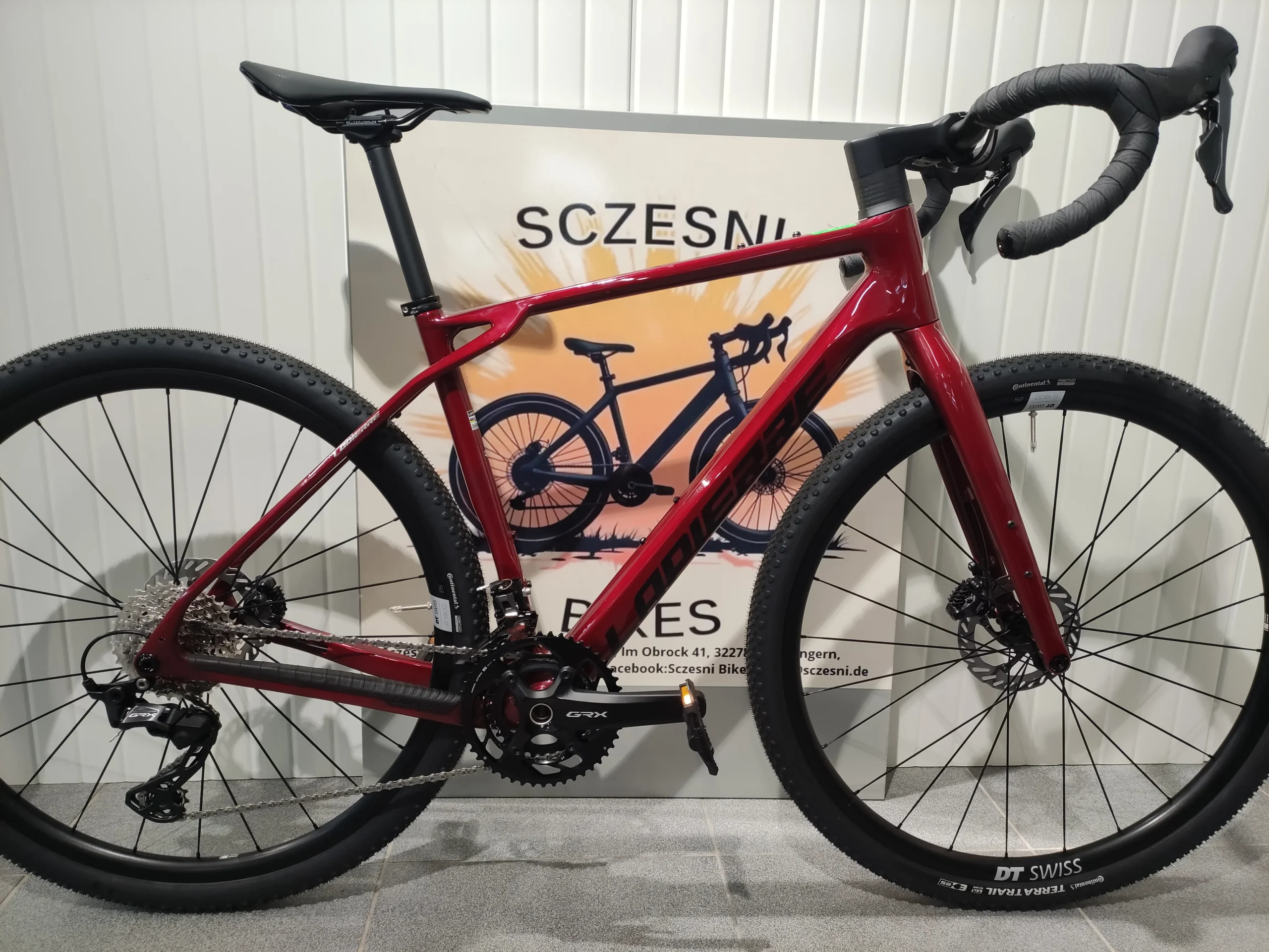 Lapierre Crosshill CF 6.0 Ruby Red , Shimano GRX 820 2x12, Carbon
